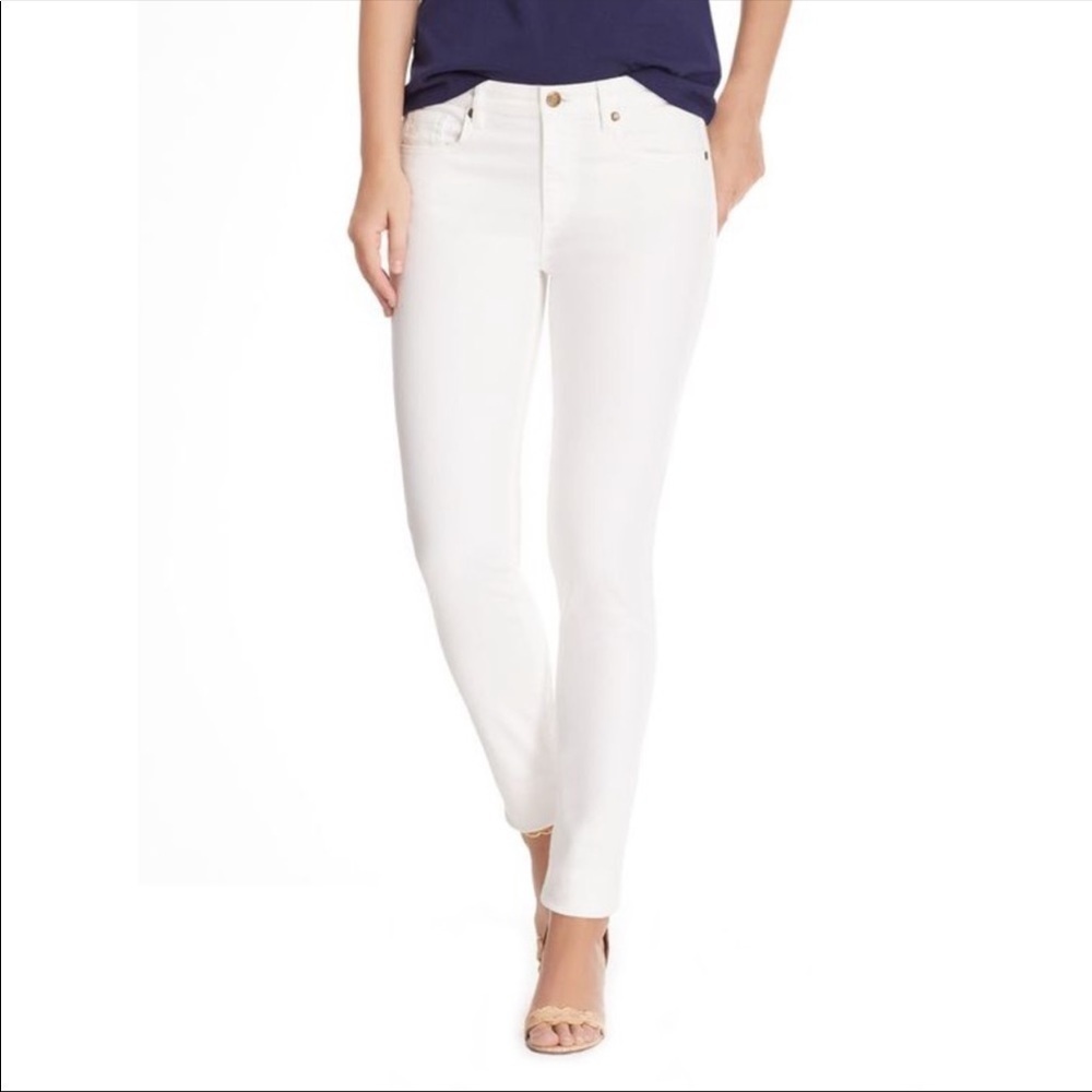 Draper James White Tootsie Jean Size 25 Women